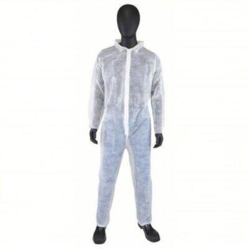 DESCRIPTION: (1) CASES OF(25) COVERALLS BRAND/MODEL: WEST CHESTER #34UJ87 INFORMATION: WHITE, OPEN ANKLE, POLYPROPYLENE SIZE: MEDIUM RETAIL$: $89.09 E