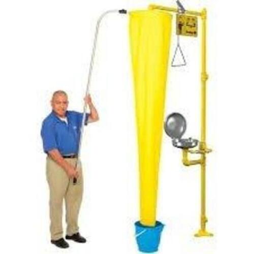 DESCRIPTION: (1) EMERGENCY SHOWER TESTER BRAND/MODEL: BRADLEY #3T955 INFORMATION: YELLOW SIZE: ALUMINUM RETAIL$: $183.28 EA QTY: 1