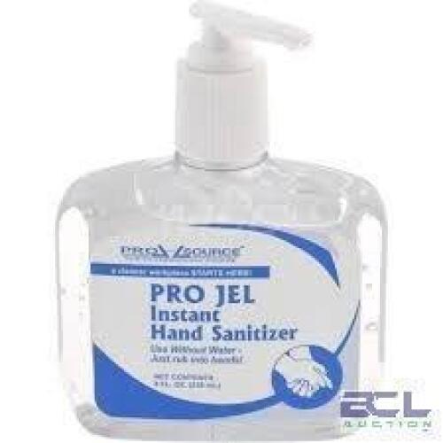 DESCRIPTION: (4) CASES OF (12) BOTTLES OF INSTANT HAND SANITIZER BRAND/MODEL: PRO-SOURCE PRO JEL #77303576 SIZE: 8 OZ RETAIL$: $48.25 EA QTY: 4