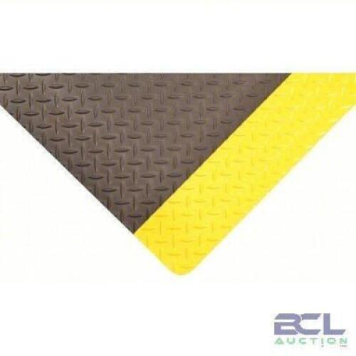 DESCRIPTION: (1) ANTI FATIGUE MAT BRAND/MODEL: CONDOR #3VFU4 INFORMATION: BLACK WITH YELLOW STRIPE SIZE: 2' X 10' RETAIL$: $291.15 EA QTY: 1