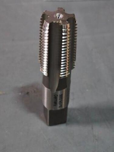 DESCRIPTION: (1) COBALT STANDARD PIPE TAP BRAND/MODEL: EMUGE AW181000.5767 SIZE: 1/2"-14 NPT RETAIL$: $75.86 QTY: 1