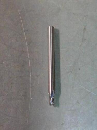 DESCRIPTION: (9) SOLID CARBIDE SQ END MILL BRAND/MODEL: GARR 753515 SIZE: 4mm DIA 3mm LOC RETAIL$: $620.00 QTY: 9