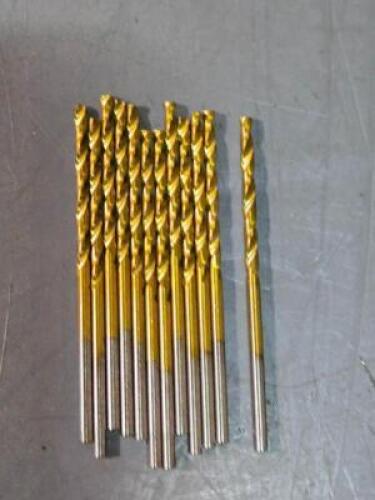 DESCRIPTION: (4) PACKS OF (12) JOBBER DRILL BITS BRAND/MODEL: WESTWARD 6PRU3 SIZE: 1-1/8" DIA RETAIL$: $93.60 QTY: 4