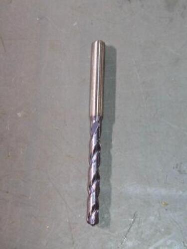 DESCRIPTION: (2) SOLID CARBIDE JOBBER LENGTH DRILL BITS BRAND/MODEL: EMUGE TA213344.0476 SIZE: 4.76mm DIA RETAIL$: $461.92 QTY: 2