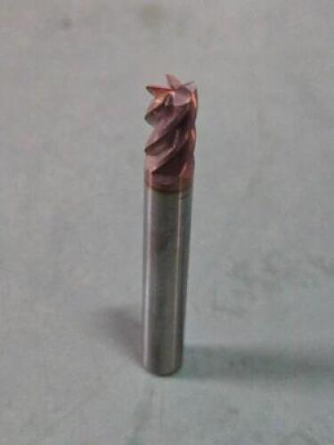 DESCRIPTION: (6) SOLID CARBIDE CORNER RADIUS END MILL BRAND/MODEL: FULLERTON 37541 SIZE: 1/4" DIA RETAIL$: $214.15 QTY: 6