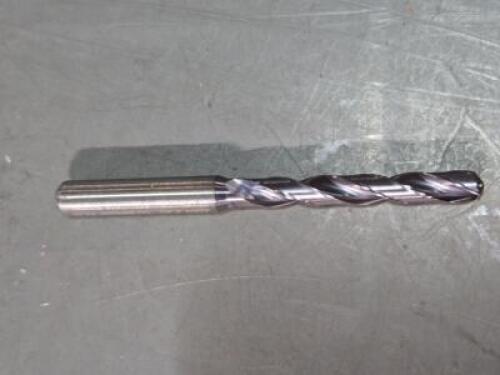 DESCRIPTION: (2) SOLID CARBIDE JOBBER DRILLB ITS BRAND/MODEL: EMUGE TA213344.0653 SIZE: LETTER f RETAIL$: $344.94 QTY: 2