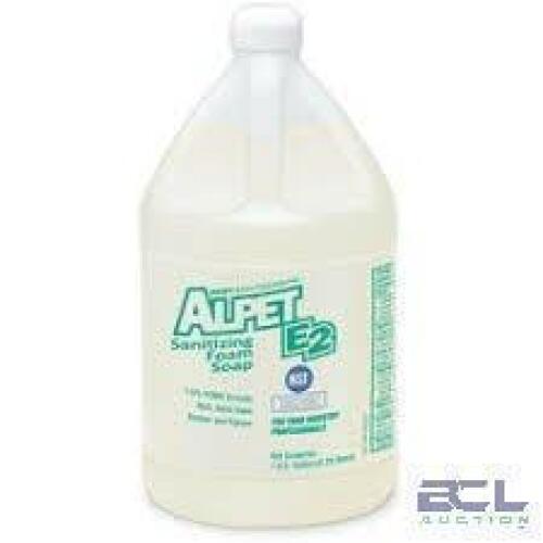 DESCRIPTION: (2) SANITIZING FOAM SOAPBRAND/MODEL: ALPET E2SIZE: 1 GALLONRETAIL$: $73.43 EAQTY: 2