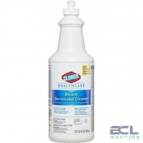 DESCRIPTION: (6) GERMICIDAL BLEACH CLEANER BRAND/MODEL: CLOROX HEALTHCARE #6VDE5 SIZE: 32 FL OZ RETAIL$: $176.00 TOTAL QTY: 6
