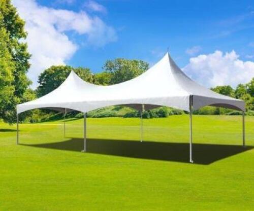 MULTIPLE MARQUEE HI PEAK FRAME TENTS