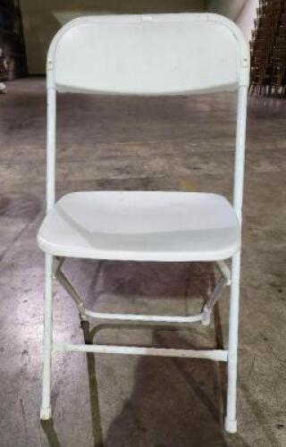 (10) - PLASTIC FOLDING CHAIRS