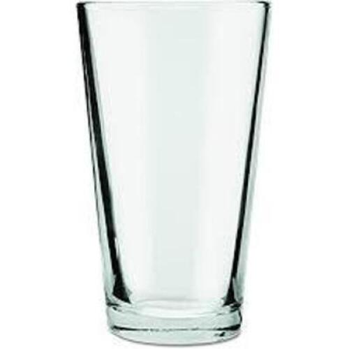 DESCRIPTION: (12) MIXING GLASS BRAND/MODEL: ITI #12R874 INFORMATION: CLEAR MUST COME INSPECT ONE GLASS LOOKS BROKEN RETAIL$: $87.50 SIZE: 16 OZ QTY: 1