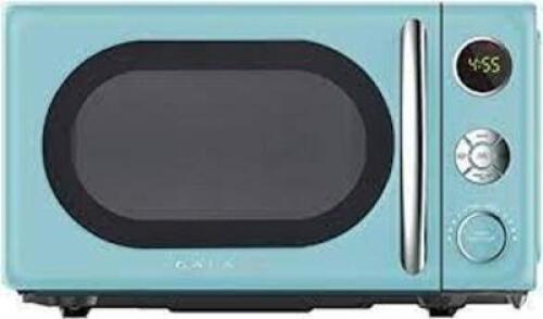 DESCRIPTION: (1) COUNTERTOP MICROWAVE OVEN BRAND/MODEL: GLANZ INFORMATION: BLUE RETAIL$: $69.98 SIZE: .7 CU FT QTY: 1