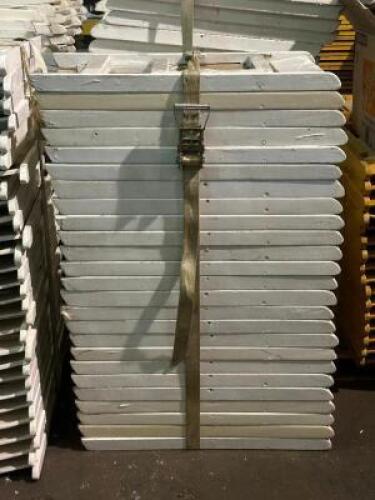 (25) - FESTIVAL PADDED WOOD FOLDING CHAIRS