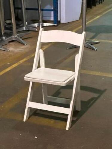 (25) - FESTIVAL PADDED WOOD FOLDING CHAIRS