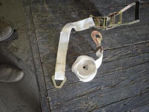 (6) - 2" RACHETS AND 15" STRAP WITH 8" LOOP