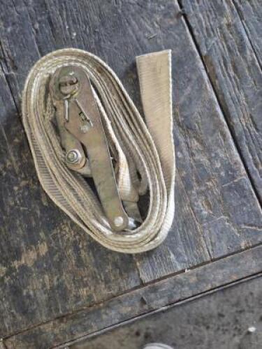 (8) - 2" RACHETS AND 15" STRAP WITH 8" LOOP