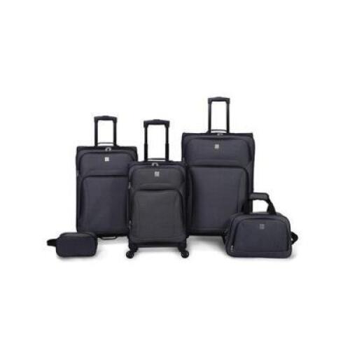 DESCRIPTION: (1) SET OF (3) LUGGAGE BRAND/MODEL: CLASSIC TROLLEY INFORMATION: BLUE RETAIL$: $100.00 SIZE: 28 IN QTY: 1