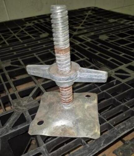 (20) - ADJUSTABLE JACK LEGS FOR STAGE DECKING OR SCAFFOLDING