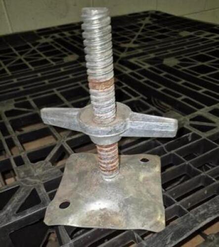 (20) - ADJUSTABLE JACK LEGS FOR STAGE DECKING OR SCAFFOLDING