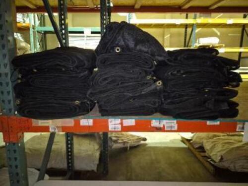 (19) - BLACK MESH TARPS