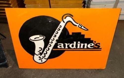 JAZZ WOODEN SIGN