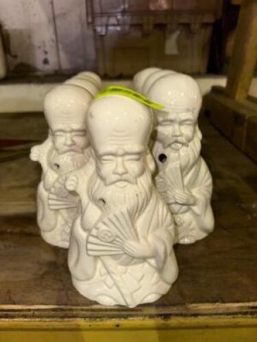(9)- DECORATIVE CANDLE HOLDERS