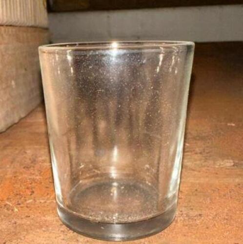 (4)- BOXES OF GLASS CANDLE CUPS