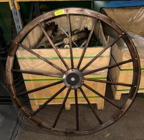 42" WOODEN WAGON WHEEL