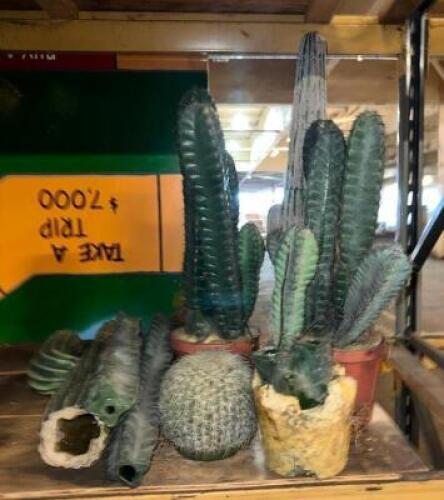 ASSORTED ARTIFICIAL CACTI