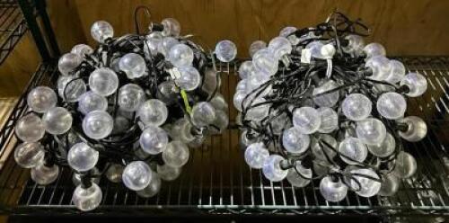 (2) STRANDS OF LED STRING LIGHTS