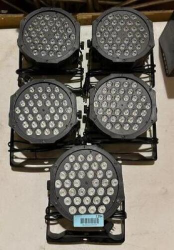 (5) LED PAR CAN LIGHTS