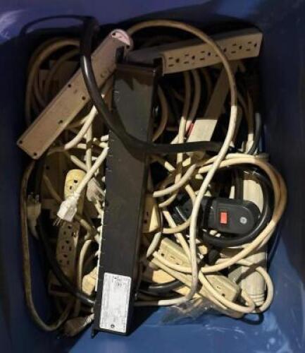 BOX OF ASSORTED SURGE PROTECTORS