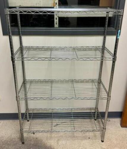 4-TIER WIRE SHELVING UNIT