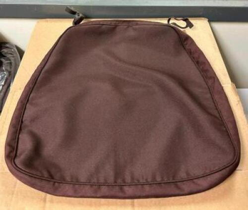 (252) BROWN SEAT CUSHION COVERS
