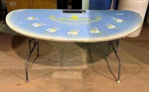 FOLDING POKER TABLE