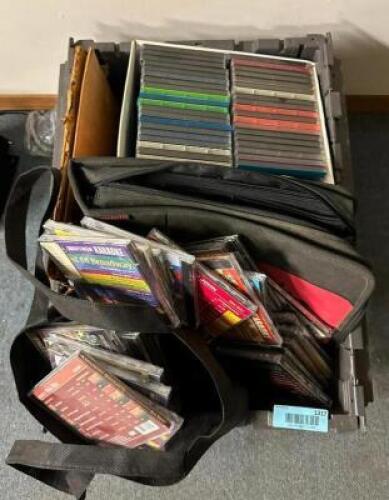 BOX OF KARAOKE CDS