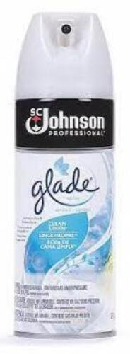 DESCRIPTION: (6) ODOR SPRAY BRAND/MODEL: GLADE #48TJ08 INFORMATION: CLEAN LINEN RETAIL$: $5.00 EA SIZE: 8 OZ QTY: 6