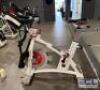 AC PERFORMANCE PLUS INDOOR SPIN CYCLE BIKE WITH CARBON BLUE BELT DRIVE AND (2) - WEIGHT BARS - 3