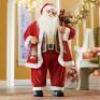 Animated Santa with Gift Bag and Lantern