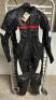 DESCRIPTION SIZE 50 FULL BODY LEATHER MOTORCYCLE RIDING SUIT BRAND / MODEL: JD IMPORTS JD-1130 ADDITIONAL INFORMATION NEW W/ PACKAGING SIZE SIZE 50 LO