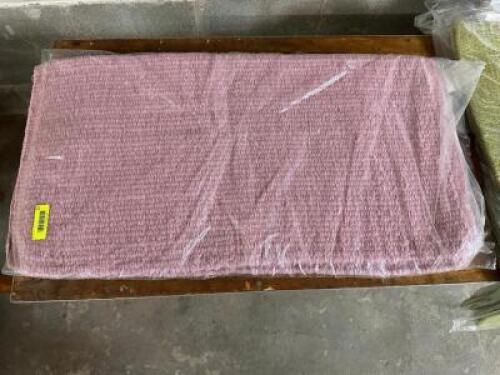 DESCRIPTION (2) 34" X 36" SADDLE BLANKETS ( PINK) BRAND / MODEL: JD IMPORTS B2-15 ADDITIONAL INFORMATION NEW W/ PACKAGING THIS LOT IS: SOLD BY THE PIE