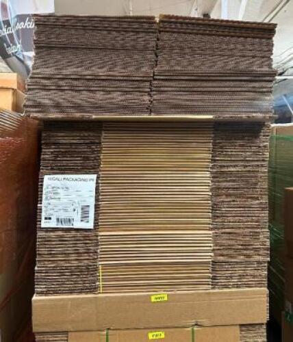DESCRIPTION (70) 28" X 20" X 18" CARDBOARD BOXES THIS LOT IS: ONE MONEY FOR PALLET SIZE 28" X 20" X 18" LOCATION BAY 6 QTY 1