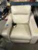 MACYS BEIGE GABRINE POWER RECLINER - 3