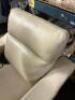 MACYS BEIGE GABRINE POWER RECLINER - 6