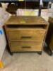 MACYS GATLIN NATURAL WOOD TWO DRAWER NIGHTSTAND - 5
