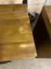 MACYS GATLIN NATURAL WOOD TWO DRAWER NIGHTSTAND - 7