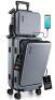 TRAVELARIM TWO PIECE HARD LUGGAGE SET GREY
