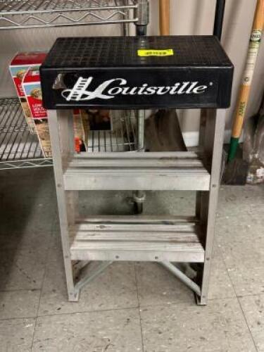 THREE STEP ALUMINUM LADDER