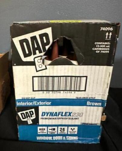 ONE CASE OF DAP DYNAFLEX 230 WATERPROOF SEALANT