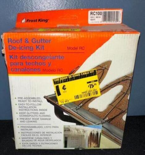 ROOF AND GUTTER DEICING KIT